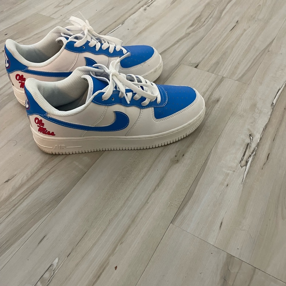 Nike Powder Blue Ole Miss shoes
